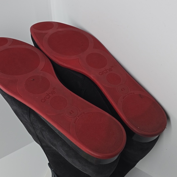 Arche black suede booties 42 - Picture 5 of 5